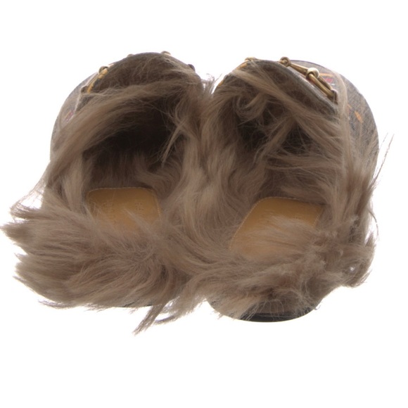 NWT GUCCI X DISNEY Princeton Lambswool Mules - Picture 6 of 16